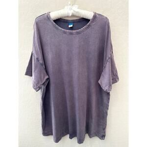 OLD NAVY | Purple Washed Oversized Tee Shirt | Size Large